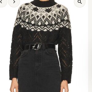 VERONICA BEARD Jerin FairIsle Sweater Wonen’s Small